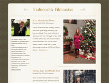 Tablet Screenshot of fashionablefilmmaker.com